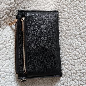 Simple black wallet